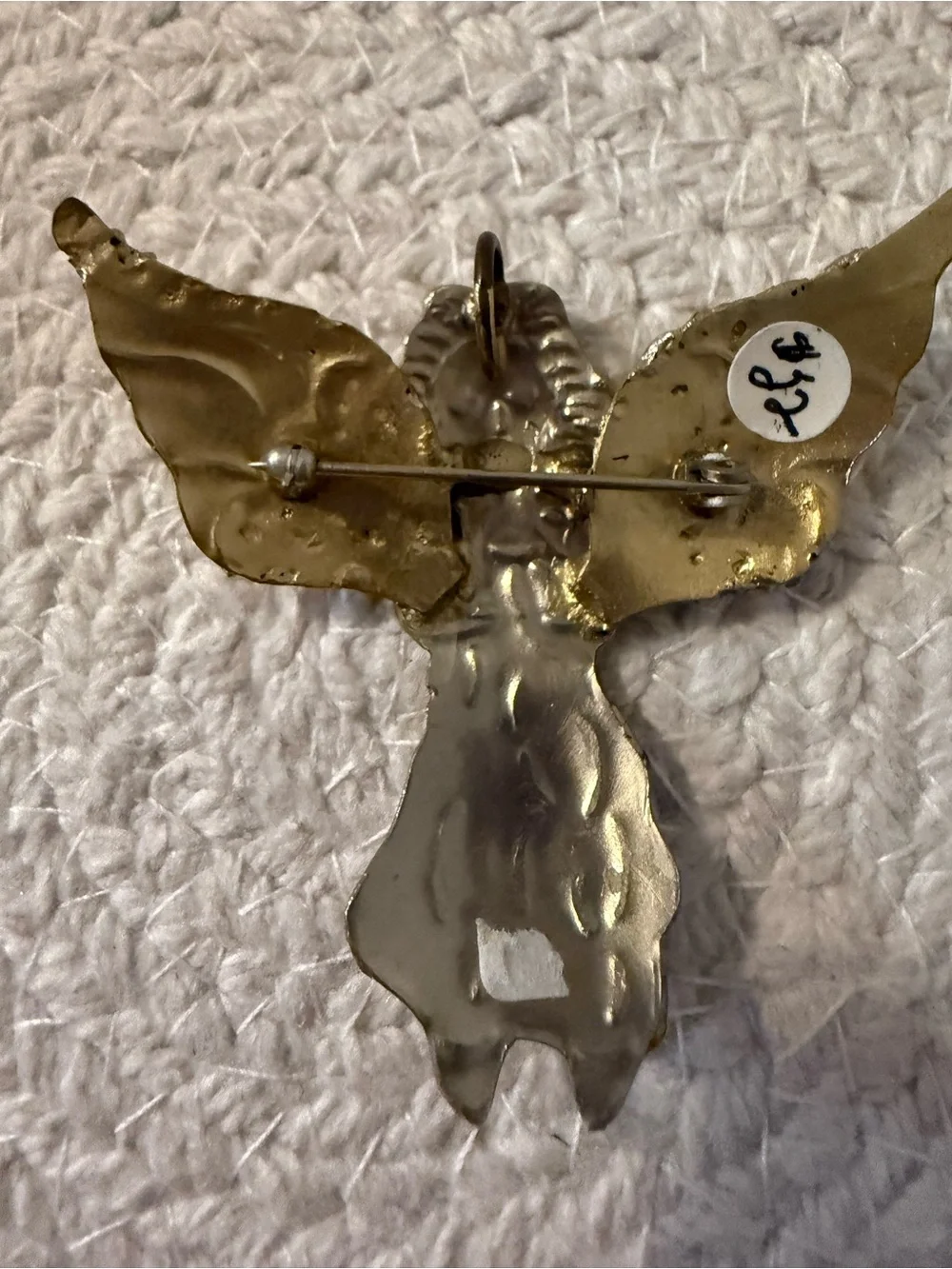 Gold Angel Wall Accent - Decorative Home Accent
